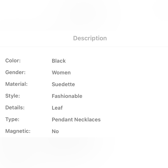 Leaf pendent with layered necklace - Picture 6 of 6